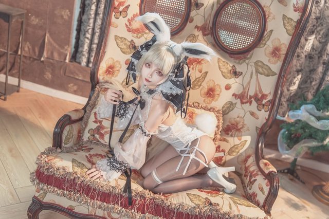 狐玖玖 碧蓝航线 可畏 白兔女郎第 13 张图片