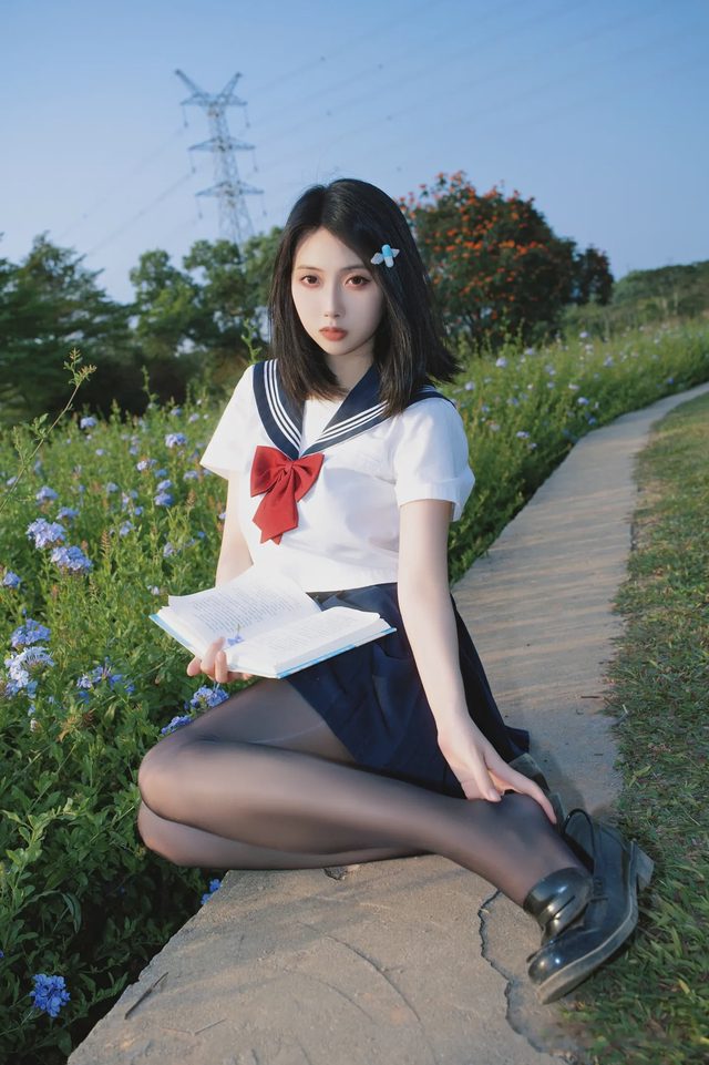 七只红豆 蓝花JK第 21 张图片