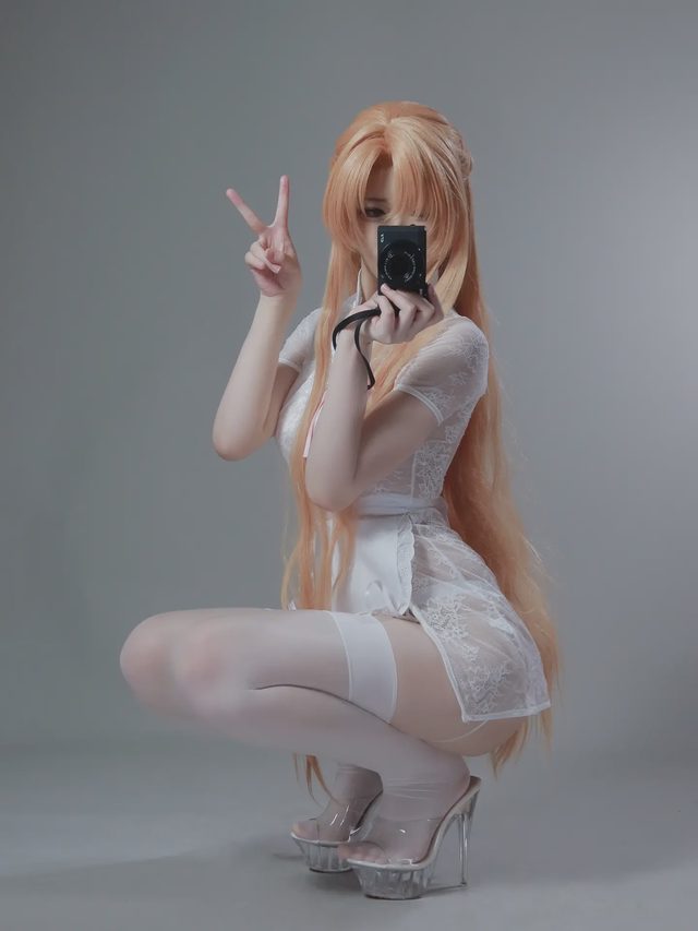 幼愛youmeko 刀剑神域 亚丝娜 中华女仆第 1 张图片