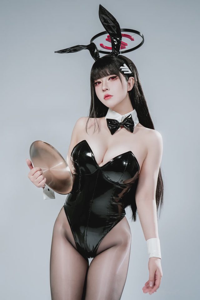 半半子 碧蓝档案 调月莉音 調月リオ Vol.04 RioBunny第 7 张图片