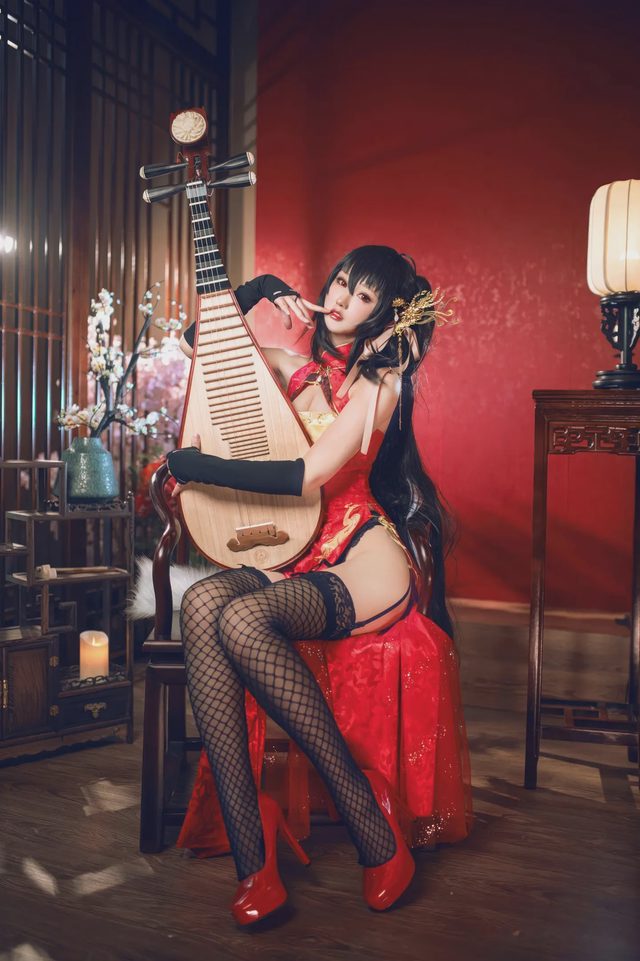 羽生三未 碧蓝航线 大凤 旗袍第 12 张图片