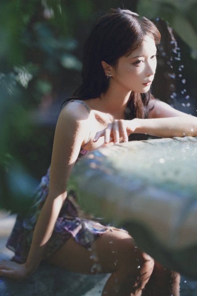 蠢沫沫 水池碎花裙第 9 张图片