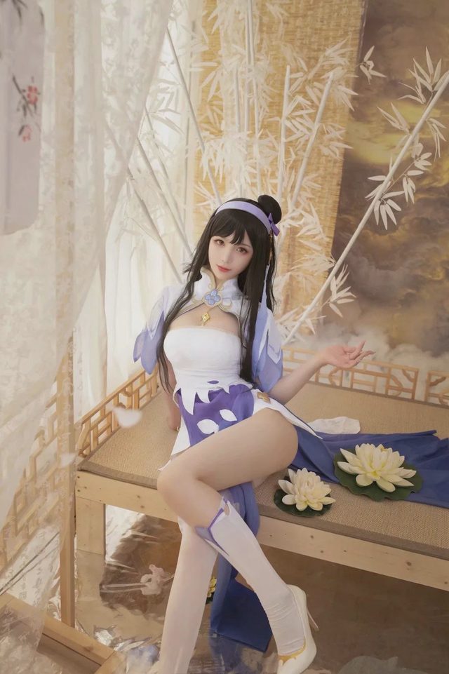 Li画晴 《王者荣耀》四大美女同人旗袍cosplay第 8 张图片