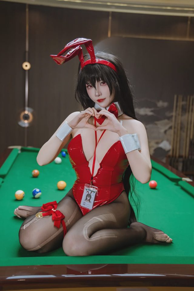二佐Nisa 碧蓝航线 大凤 桌球兔女郎第 12 张图片