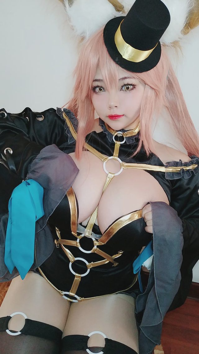 茶杯不泡tea 玉藻前漆黑魔术服第 9 张图片