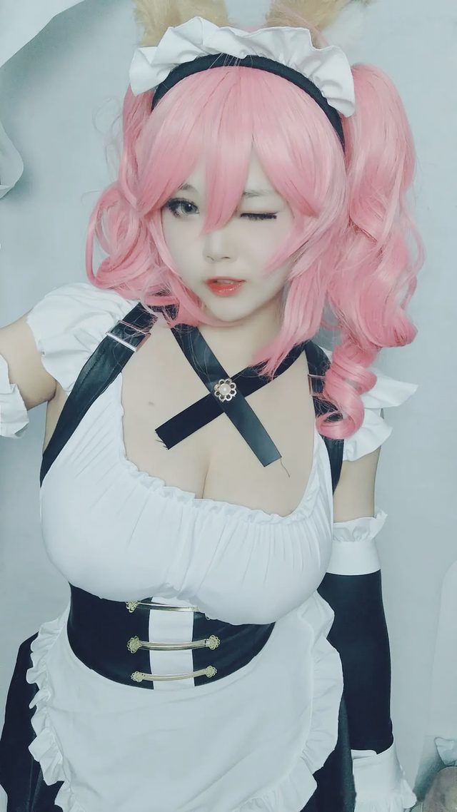 茶杯不泡tea 玉藻前女仆装第 13 张图片