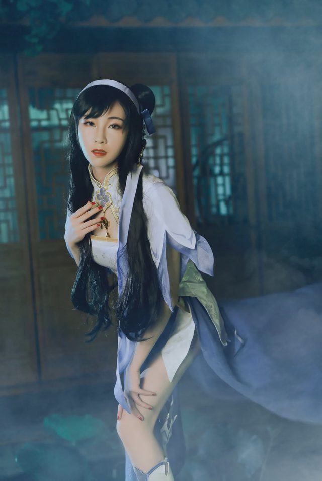 Hanxi（孟涵僖） 王者荣耀西施同人旗袍cosplay图册封面