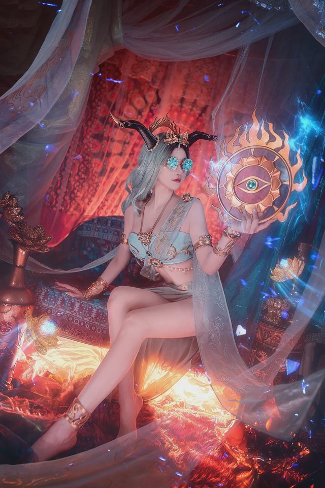 露兒大魔王_ 《第五人格》祭司惊鸿cosplay第 9 张图片