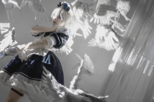 纸悦Etsuko 东方Project 十六夜咲夜第 18 张图片