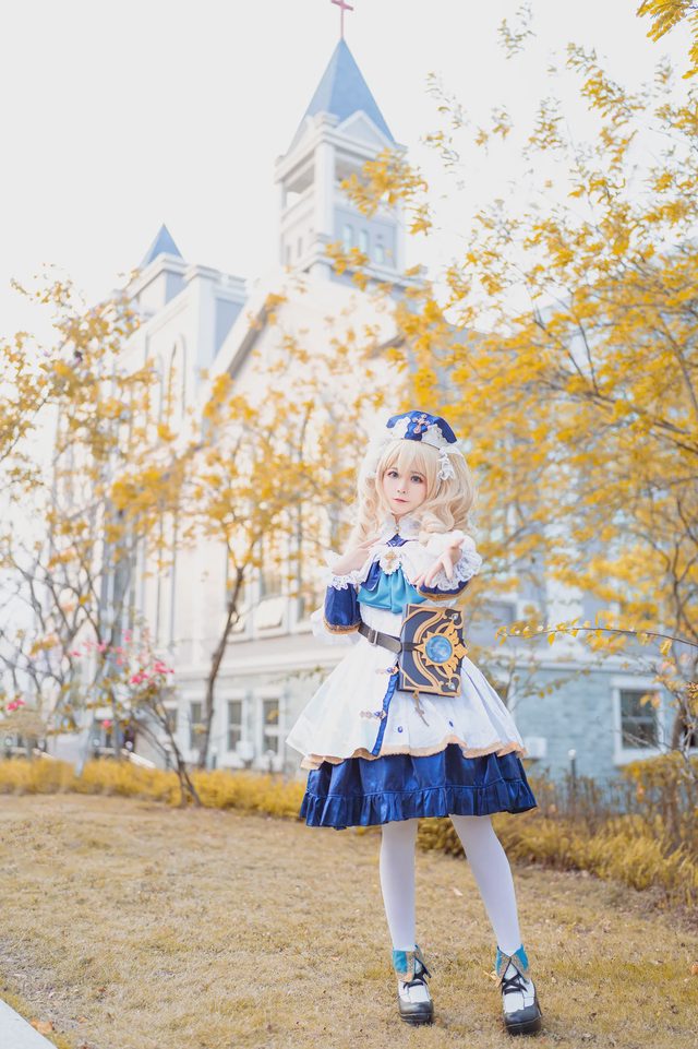 洛城雪Yuki 《原神》芭芭拉cosplay第 9 张图片