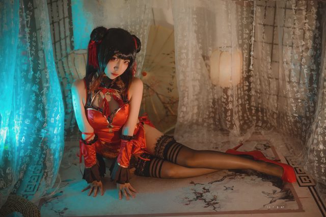 二佐Nisa 约会大作战 时崎狂三 新春旗袍第 4 张图片