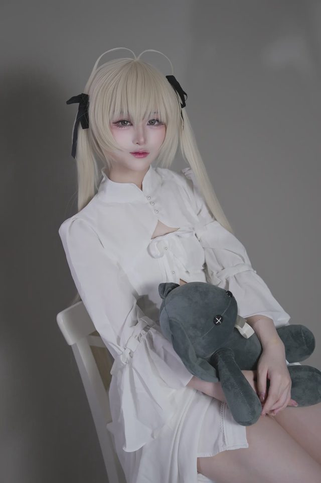 幼愛youmeko 缘之空 春日野穹 白裙第 4 张图片