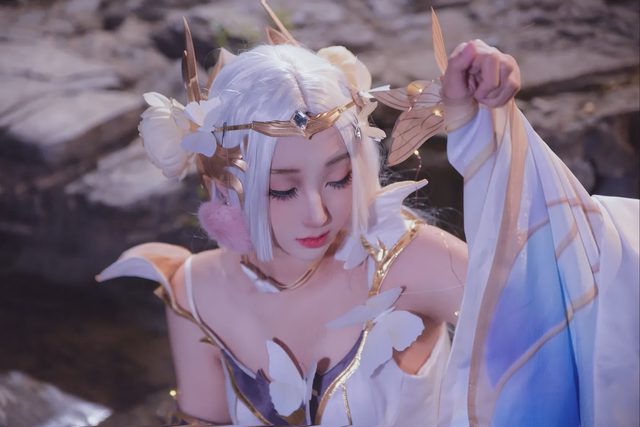 柠檬79 王者荣耀 金色仲夏夜之梦貂蝉cosplay图册封面
