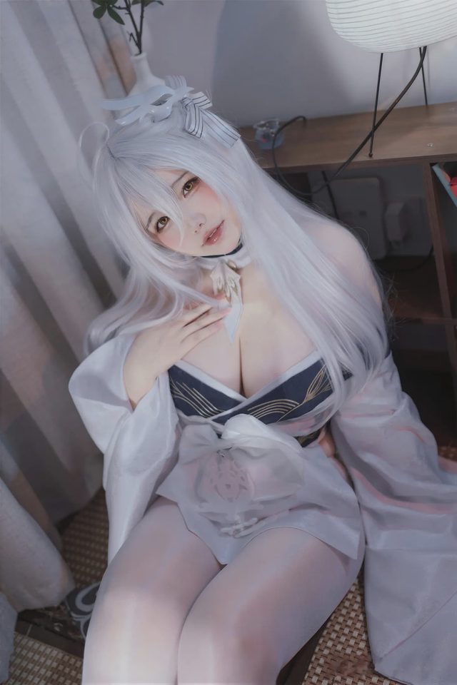 阿半今天很开心 碧蓝航线 白凤 和服第 1 张图片