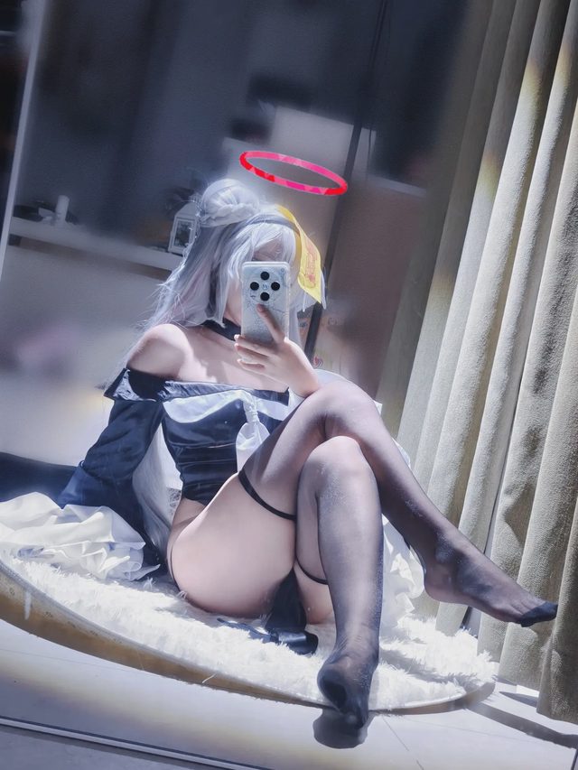 御子miko 碧蓝档案 普拉娜 万圣节僵尸服第 26 张图片