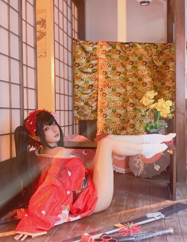 狂三和服 cos第 4 张图片
