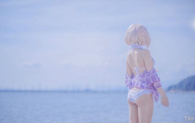 外星嫣子_Yan 玛修cosplay，夏天已经很远了第 7 张图片