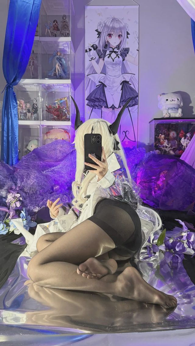 白栎Shirly 明日方舟 死芒 爱布拉娜第 47 张图片