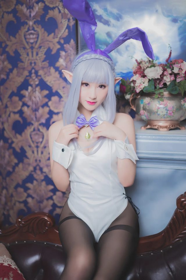 羽生三未 从零开始的异世界生活 艾米莉亚 兔女郎第 2 张图片