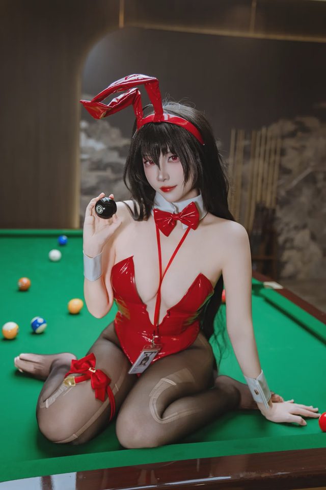 二佐Nisa 碧蓝航线 大凤 桌球兔女郎第 13 张图片