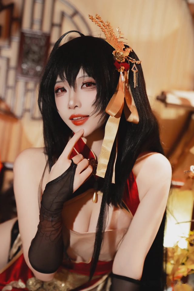 二佐Nisa 碧蓝航线 大凤 旗袍第 22 张图片