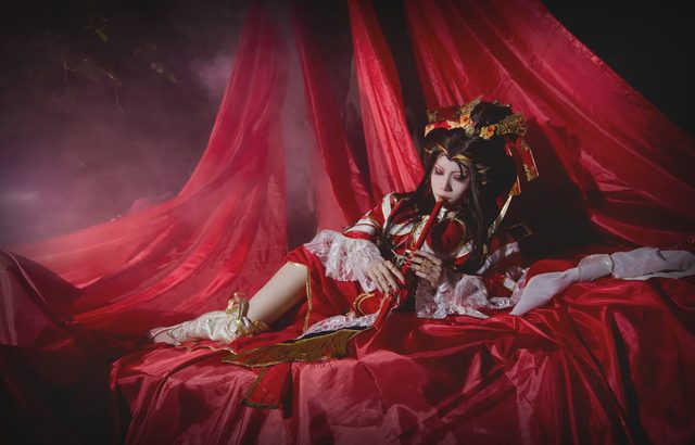 陌_墨心莲 霹雳布袋戏 骨箫范凄凉 Cosplay第 24 张图片