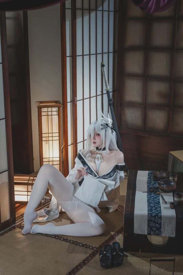 Natsuko夏夏子 碧蓝航线 白凤和服第 28 张图片
