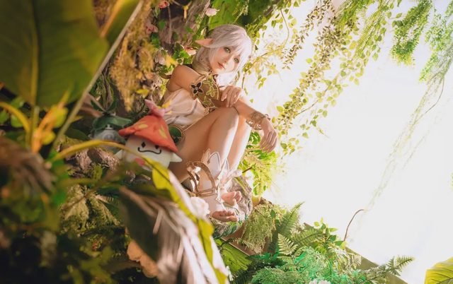 怪兽要努力变强 《原神》纳西妲cosplay第 5 张图片