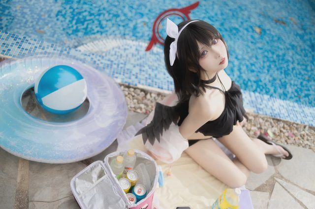 纸悦Etsuko 碧蓝档案 水真白第 2 张图片