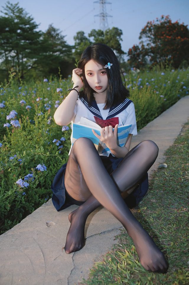 七只红豆 蓝花JK第 33 张图片