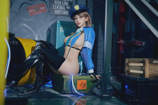 过期米线线喵 女警第 8 张图片