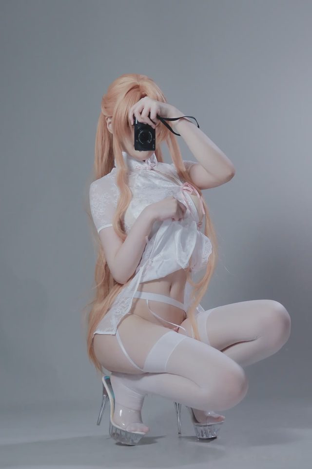 幼愛youmeko 刀剑神域 亚丝娜 中华女仆第 21 张图片