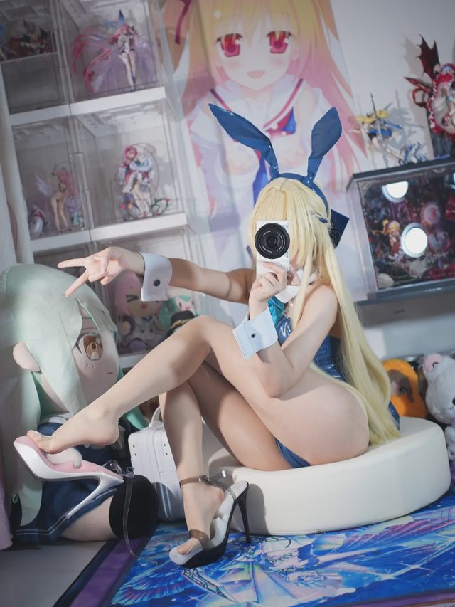 白栎Shirly 碧蓝档案 飞鸟马时 兔女郎第 18 张图片