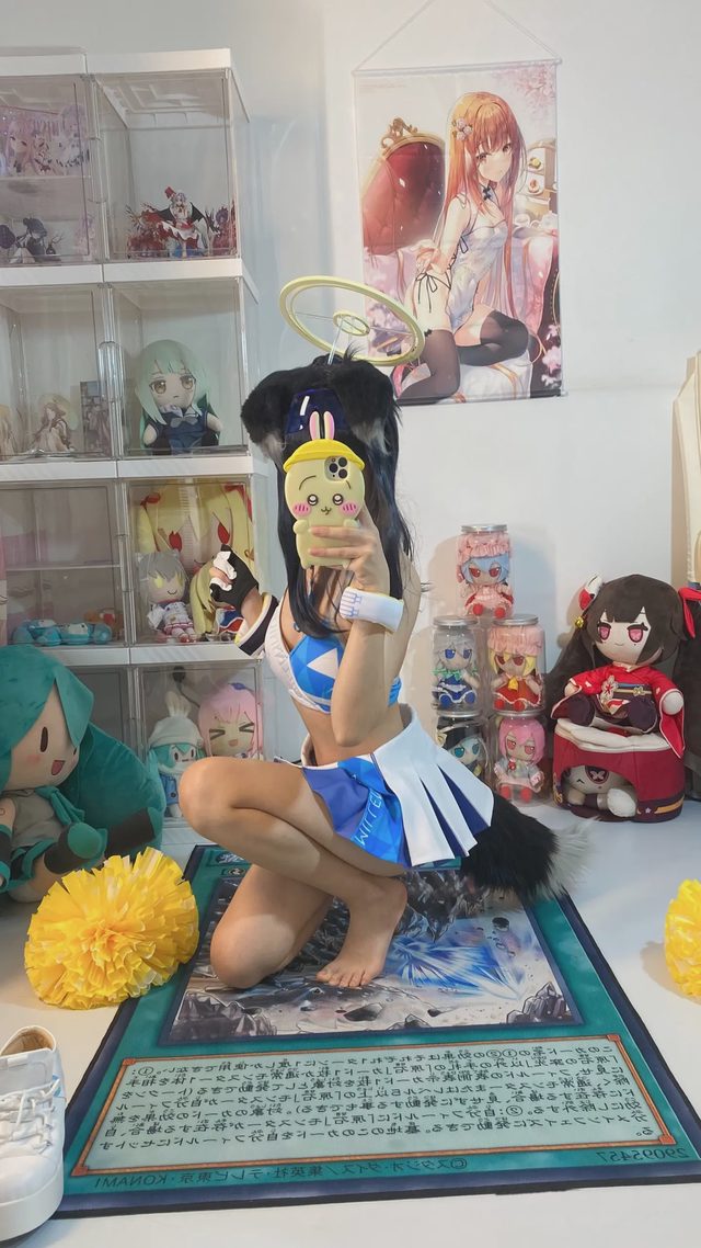 白栎Shirly 碧蓝档案 猫冢响 应援团第 5 张图片