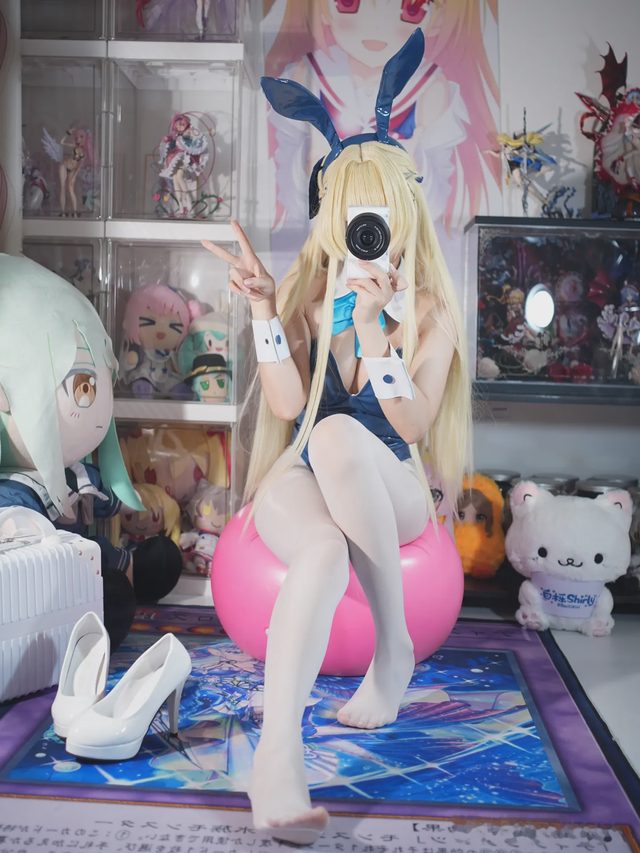 白栎Shirly 碧蓝档案 飞鸟马时 兔女郎第 32 张图片