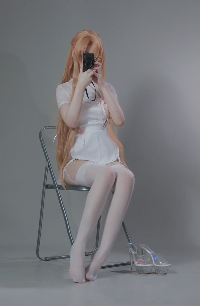 幼愛youmeko 刀剑神域 亚丝娜 中华女仆第 19 张图片