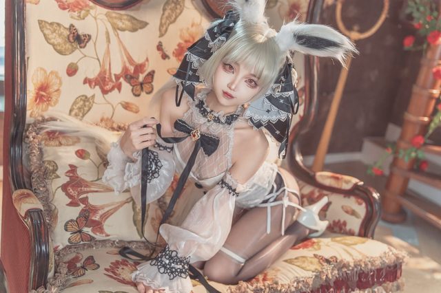 狐玖玖 碧蓝航线 可畏 白兔女郎第 14 张图片
