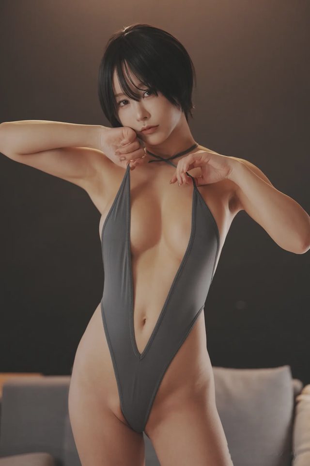 いくみ Fantia 20260317 Boyish High-Cut Swimsuit第 20 张图片