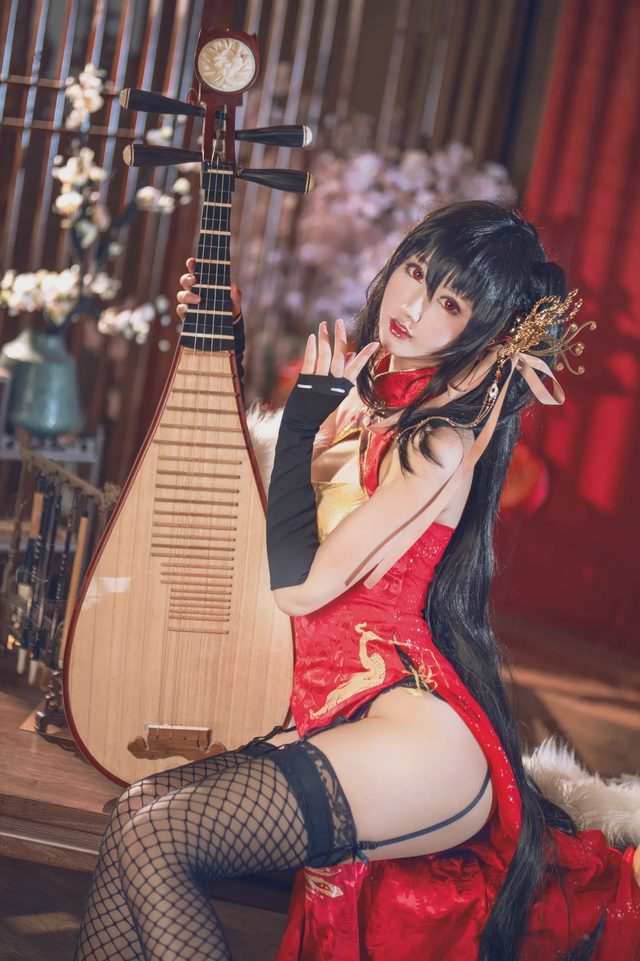 羽生三未 碧蓝航线 大凤 旗袍第 20 张图片