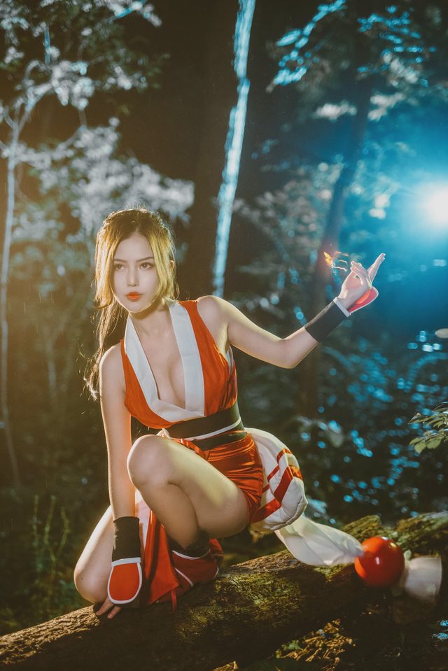 az想和金克丝私奔 王者荣耀－不知火舞cosplay第 3 张图片