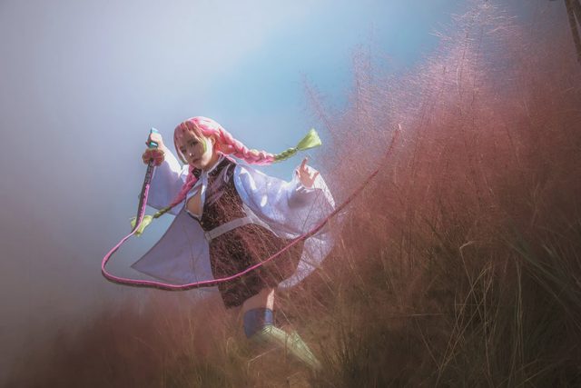 旺财大仙EX 鬼灭之刃 甘露寺蜜璃cosplay第 4 张图片