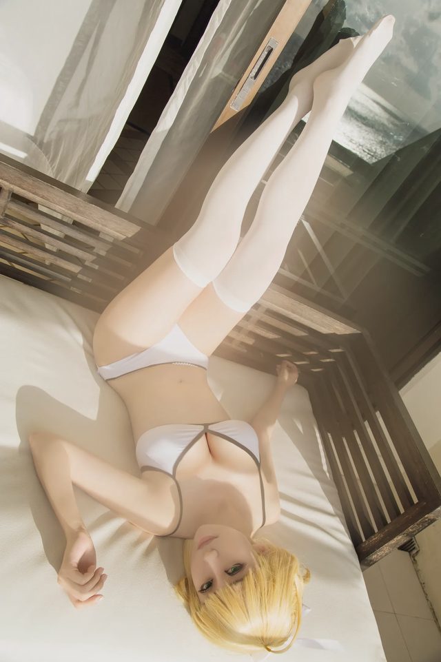烨火 吾王の听海，saberlily cosplay第 19 张图片