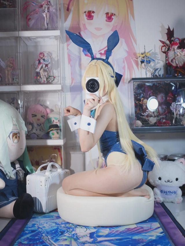 白栎Shirly 碧蓝档案 飞鸟马时 兔女郎第 15 张图片