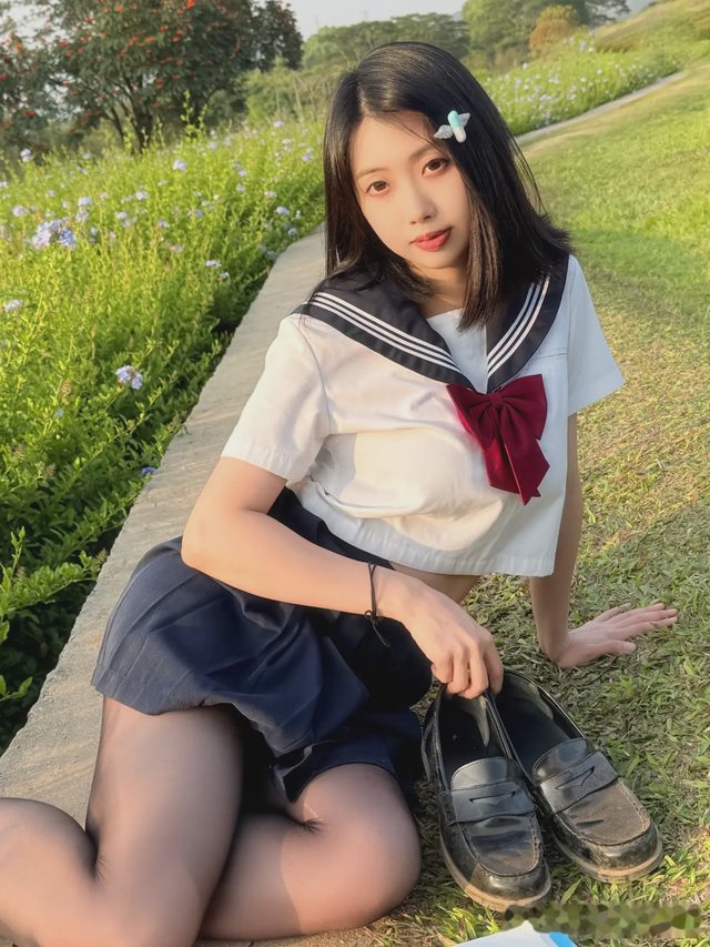 七只红豆 蓝花JK第 37 张图片