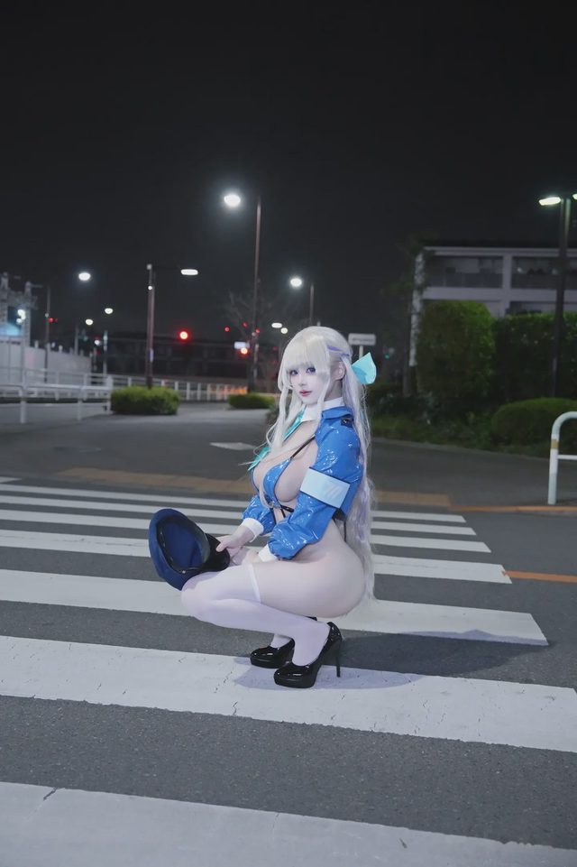 幼愛youmeko 碧蓝档案 飞鸟马时 女警第 9 张图片