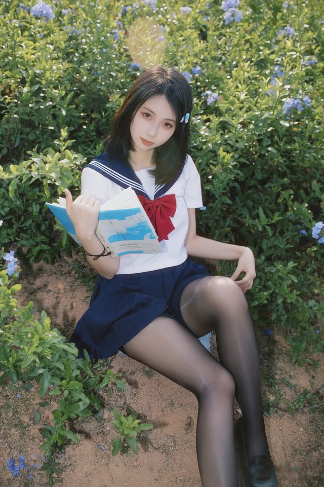 七只红豆 蓝花JK第 39 张图片
