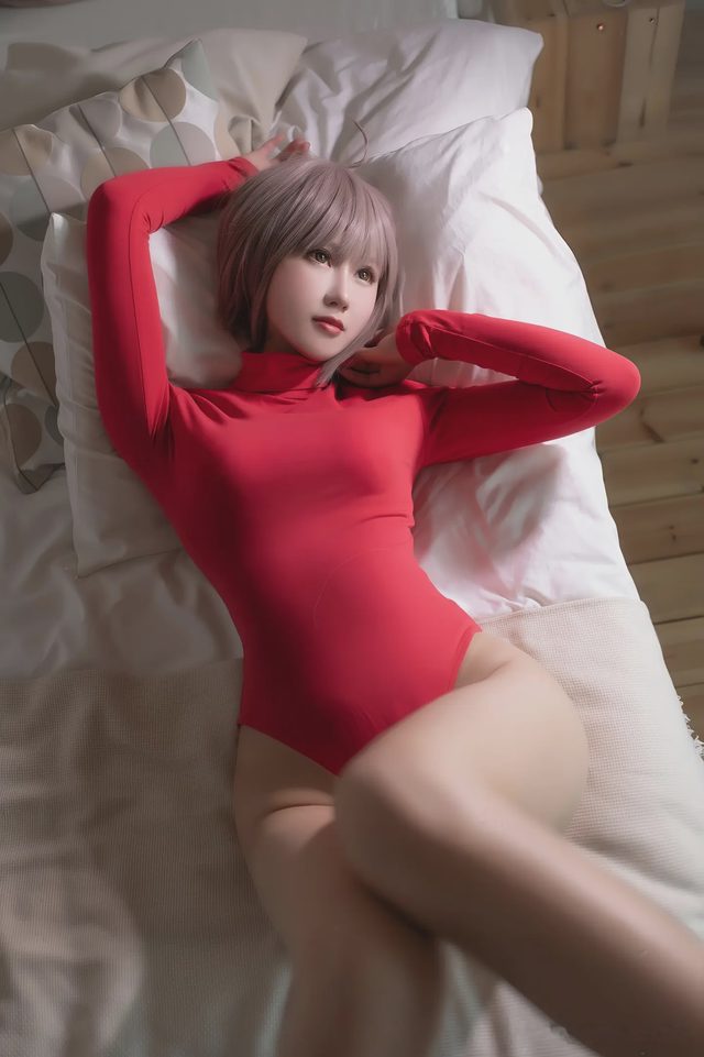 羽生三未 私房红色毛衣第 10 张图片