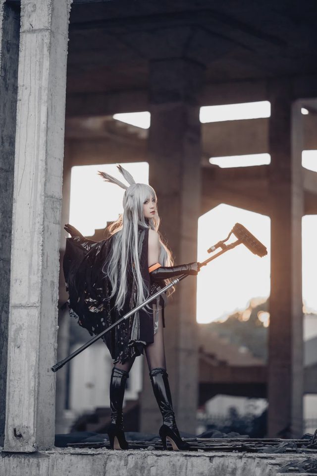 Li画晴 明日方舟 暴行cosplay第 7 张图片