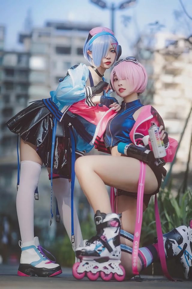 宫本桜 二佐Nisa 从零开始的异世界生活 蕾姆&拉姆 场照第 14 张图片