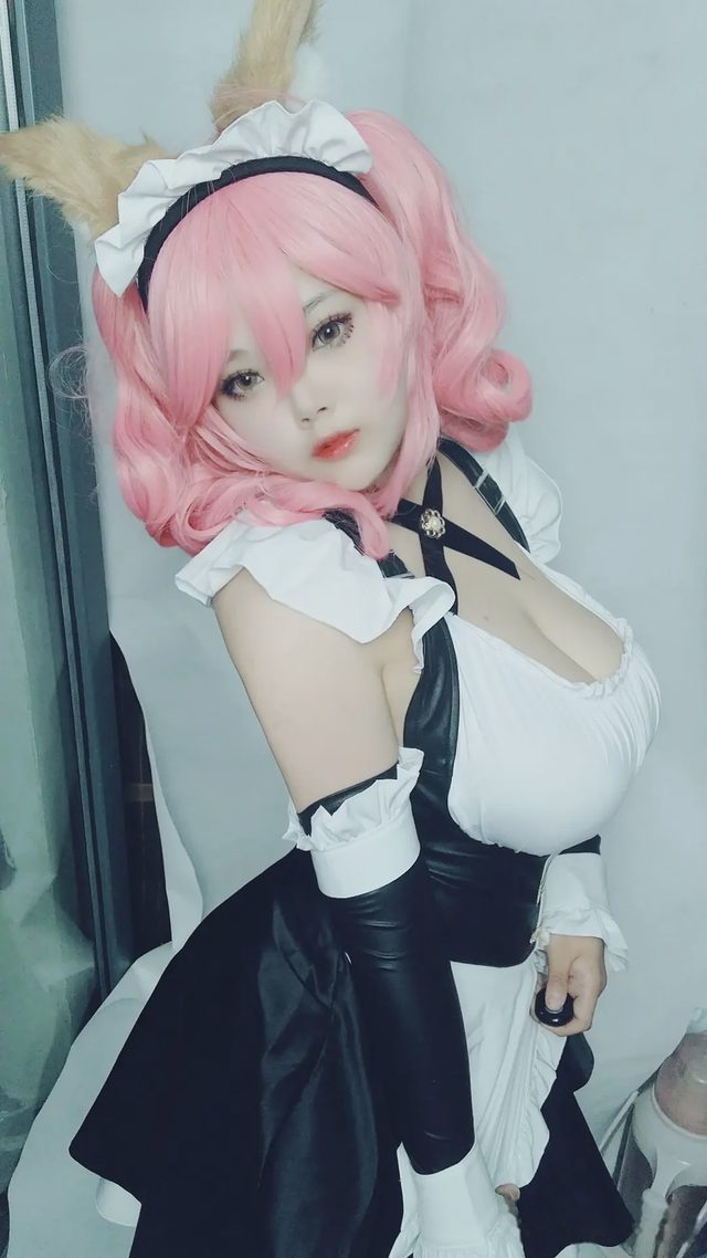 茶杯不泡tea 玉藻前女仆装第 16 张图片